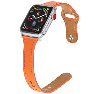 Подходит для Apple Watch с маленькой талией SE из натуральной кожи iwatch3456789 производитель термоусадочных ремешков