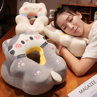 Nap Pillow Sleeping Pillow Office Pillow Girl's Lunch Break Artifact for Primary School Students Table Sleeping Pillow Children's Table Pillow