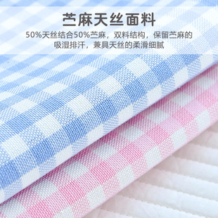 Baby Ramie Tencel Pillow Newborn Baby Summer Sweat Absorbing Breathable Cotton Pillow Kindergarten Children Nap Buckwheat Pillow