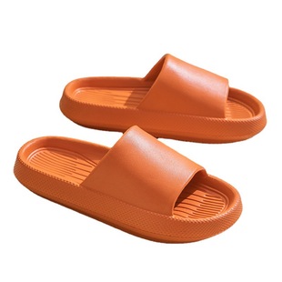 Summer Slippers Women's Home Non-slip Deodorant Indoor Dung Feeling EVA Soft Bottom Fashionable Simple Couple Slippers