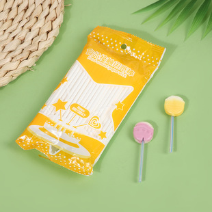 Yiwu Factory Customized Lollipop Paper Stick Food Grade Packaging Hollow Candy Plastic Stick Chocolate Paper Stick