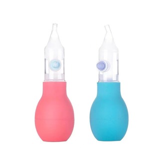 Baby nasal aspirator silicone pump anti-backflow upgraded nasal aspirator 15 degree curved nasal aspirator in stock wholesale