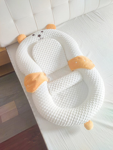 Infant bed baby pressure-proof bed newborn sleeping artifact folding slope security anti-spitting comfort pillow