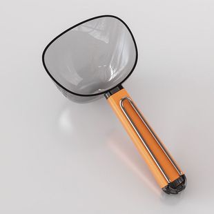 Long Handle Rice Scooping Spoon Food Grade Kitchen Dipper Spoon Household Transparent Multi-functional New Rice Noodles Dig Grain with Less Flour