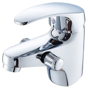 All-copper single-hole shower basin dual-use faucet wash basin cold and hot water shower multi-function suit angle valve