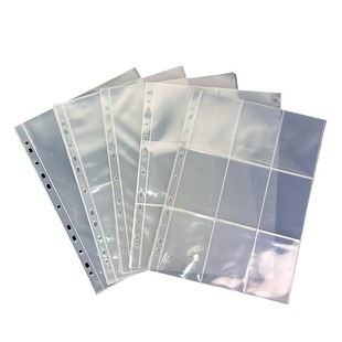 Four-Palace Card Bag Nine-Palace Card Book Inner Page Album Inner Page a4a5 Loose-leaf Hand Account Book Loose-leaf Core Card Page