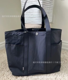 Lulu Women's Bag New Daily Multi-Pocket Waterproof Canvas Bag 20L Large Capacity Yoga Tote Bag Handbag Women