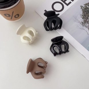 Pumpkin clip large high ponytail clip fixed artifact back head hairpin Internet celebrity mini hairpin headdress hair accessories