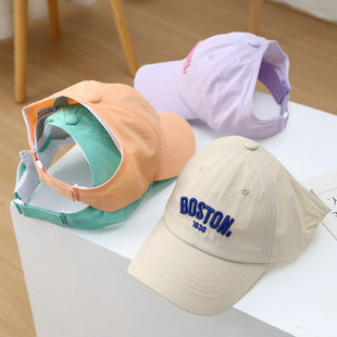 Children's Quick-drying Baseball Cap Girls' Sunshade Cap Summer Sunscreen Cap Spring and Autumn Baby's Peaked Cap Pedal Cap