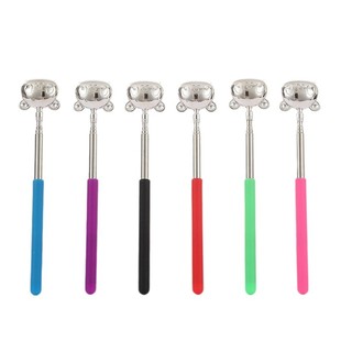 Manufacturer Wholesale White Panda Stainless Steel Telescopic Tickle Does Not Ask for Help Old Man's Tickle Is Easy to Scratch