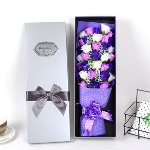 Creative Women's Day Gift Simulation 33 Roses Soap Flowers for Girlfriend Teacher Wife Girlfriend Birthday Valentine's Day