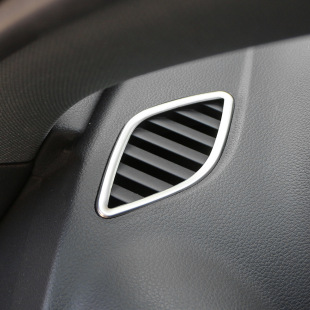 Suitable for Audi A3 8V stainless steel car front dashboard air outlet cover sticker decoration accessories