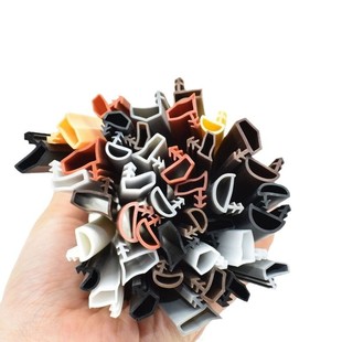Sound Insulation Rubber Strip Anti-collision Sealing Strip Bedroom Door Noise-proof Windproof Side-type Wooden Door Slot Sealing Rubber Strip