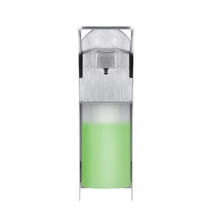 Elbow pressure soap dispenser elbow pressure sterilizer manual soap dispenser wall-mounted disinfection sprayer stainless steel hand sanitizer