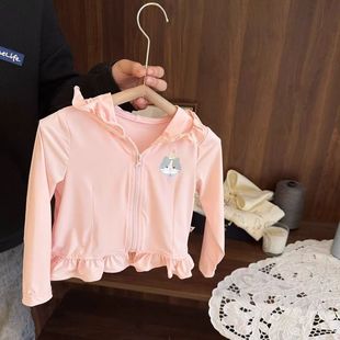 Baby Girl's Anti-Uv Thin Outwear Baby Girl's Summer 2025 New Girl's Cool Quick-Drying Sun Protection Clothing