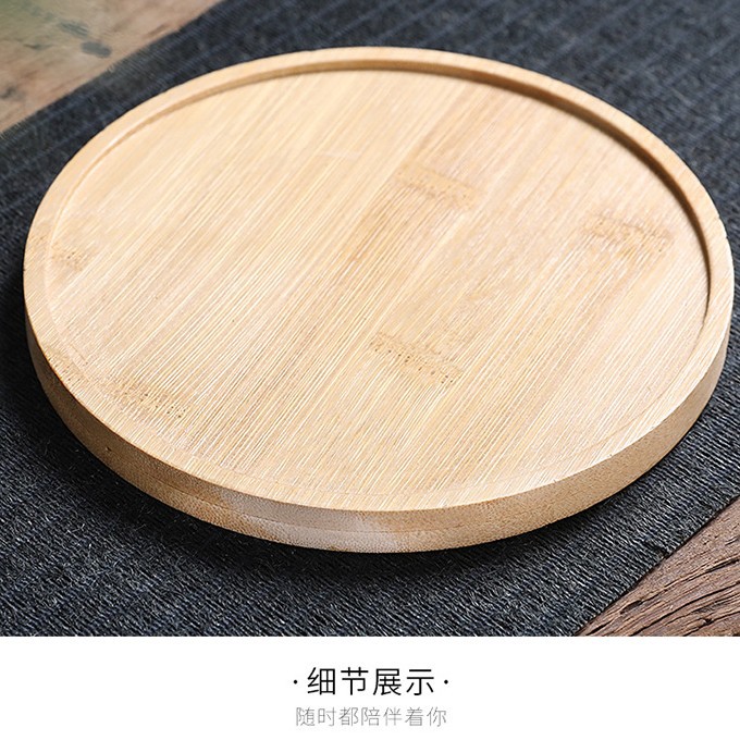 Bamboo Coasters, Mosaic Coasters, Round Rectangular Succulent Flower Pots, Bamboo Coasters, Tea Coasters in Various Sizes