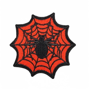New red spider letter cloth stickers cartoon cute children's clothes school bag decoration computer embroidery hot melt adhesive