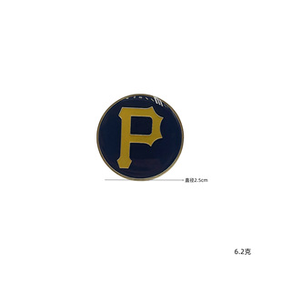 Baseball Badge Team Team Theme Boston New York Los Angeles Dodge Metal Badge Button Brooch