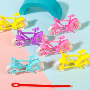 Hand-pulled bicycle small toy gift can be equipped with twisted egg shell can be equipped with sugar pull ruler bicycle kindergarten small gift