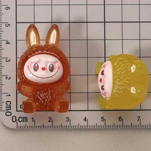 Cute three-dimensional pull cloth diy cream glue mobile phone case key chain pendant tide play resin accessories