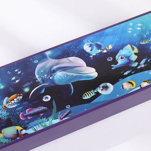 Cross-border Hot Selling Empty Boxes Pen-Out Submarine World Edition Gift Creative Pencil Magic Stationery Box Magic Props
