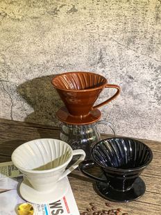 В японском стиле V60 Кофе фильтр чашка керамическая рука кофе горшок костюм обмена горшок капельного фильтра чашки фильтр бумаги кофе прибор