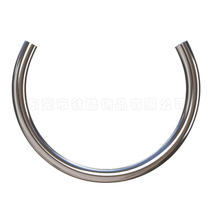 G23 titanium alloy inner tooth c rod F136U horseshoe ring 1.0/1.2/1.6mm ear nail puncture jewelry accessories