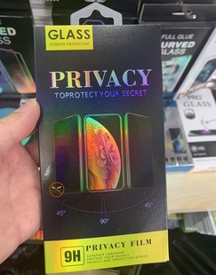 360-degree anti-peep tempered glass film for Apple 16promax full screen hard border peeping 13pro anti-peep mobile phone film