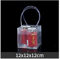 Transparent Trapezoidal Tanabata Festival bouquet pp handbag flower companion gift bag group purchase flower packaging bag T-shaped