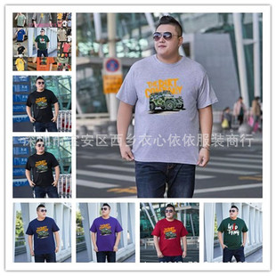 Foreign trade export special men's short sleeve T-shirt stall selling half sleeve T tail stock loose men's short sleeve jacket