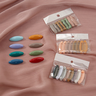 Cross-border hot new plastic color safety pin anti-light pin scarf clip scarf buckle 8 OPP pack