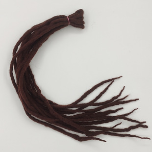High-pressure hair increasing Nepal wool color dirty braid high-pressure hair headwear braid ponytail braided hair hair rope gradient color