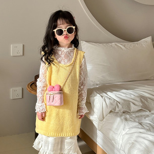 Cross-border Explosions Little Girl Bag Spring and Summer Princess Baby Hand Bag Cute Bow Girl Crossbody Bag Batch Hair