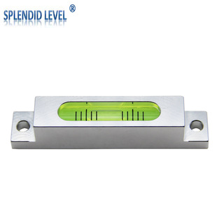 Metal Strip Level with Mounting Hole High Precision Long Level Meter Miniature Horizontal Bubble Portable Level Bubble 8015