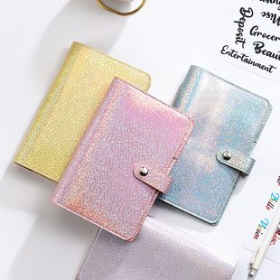 Cross-border A6 Loose-leaf Notebook Macaron Hand Ledger Creative Cash Budget Deposit Book Financial Bookkeeping Book