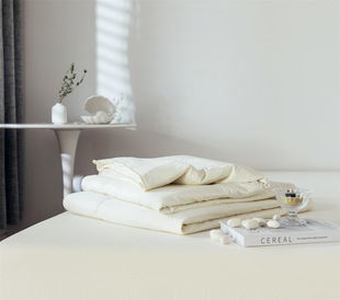 High-grade soft washed silk summer quilt 20% silk 80% constant temperature antibacterial fiber air-conditioned room thin quilt single quilt core