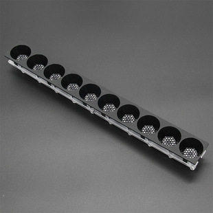 18 head magnetic line lamp lens 24 degrees 323-19mm track LED grating lamp lens manufacturer