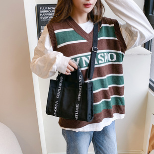 Vintage Bag Women's 2024 New Korean Style Fashion Tote Bag Student Canvas Women's Bag Shoulder Bag Women's Crossbody Bag