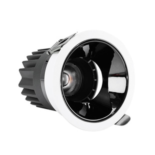 Embedded Narrow Side Anti-glare COB Spotlight Adjustable Angle Bedroom Living Room Headless ceiling lamp Hole lamp Home lamp