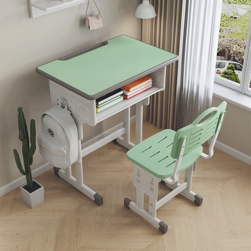 School Same Children's Study Table Home Desk Boys Children's Homework Desk Primary School Students Writing Table and Chair suit