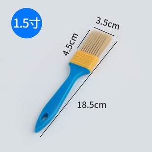 Plastic hair-planting brush paint brush rice rolls hand-held cake sauce brush nylon brush lint-free hair-planting brush cleaning brush