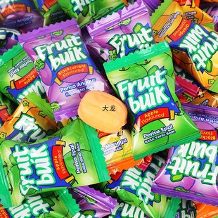 Fruit Flavor Fudge Bulk Candy Fruit Malaysian Flavor Fudge Swiss Candy New Year Snack Gift Pack