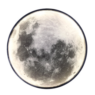 Cross-border moon wall lamp simple modern aisle wall painting lamp living room background decorative painting bedroom bedside wall hanging wall lamp