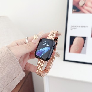 Применимо для Apple 10 поколения капли складной металлический ремешок Apple watch9se8765ultra2 ремешок