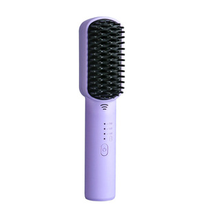 Wireless Straightening Comb Negative Ion No Hair Injury Portable Charging Dormitory Unplugged Artifact Mini Straightening Comb