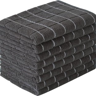 Kitchen dishcloth oil-free dishwashing cloth towel decontamination scouring pad thick cleaning cloth absorbent lint-free table towel