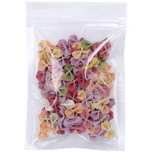 Full transparent self-supporting self-sealing bag baking food biscuits fruit and vegetable Dried scented tea plastic sealed packaging bag wholesale