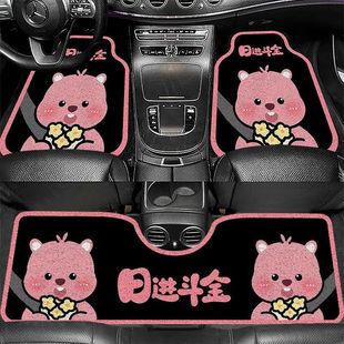 Wholesale car decorative silk ring floor mat for car SUV universal can be cut and scraped soil PVC silk ring floor mat