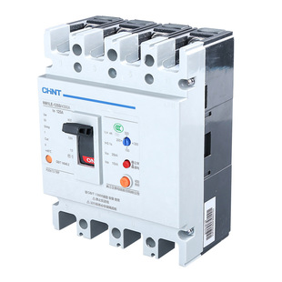 Chint leakage circuit breaker NM1LE three-phase four-wire protector 4p plastic case leakage protection 12200A250a630A