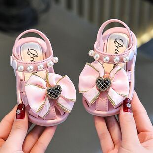 Home Children's Sandals Summer Boys and Girls Baby Baby Toddler Shoes Toddler Shoes Princess Plastic Toe Sandals Wholesale